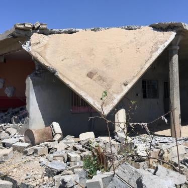House destroyed with a bulldozer in Qarah Tappah May 2016. 