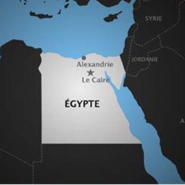 Carte de l'Égypte