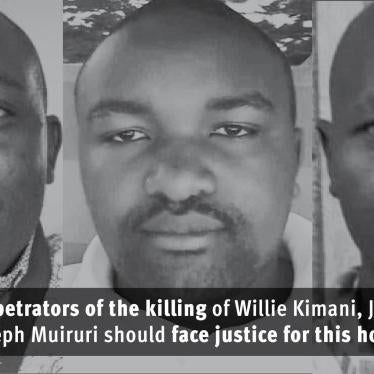 The perpetrators of the killing of Willie Kimani, Josephat Mwenda and Joseph Muiruri should face justice for this horrific crime.