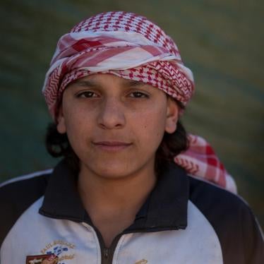 Fahd, 15, originally from Syria, is not in school. Instead, he works in construction in the Bekaa Valley.