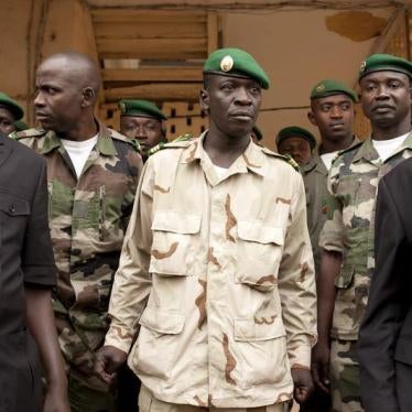 Former Mali coup leader General Amadou Haya Sanogo in Kati, Mali, April 9, 2012.