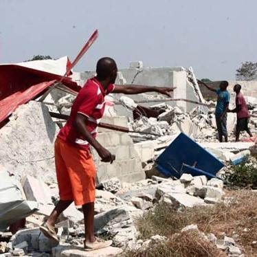 Some of the more than 600 houses demolished by the government in the Zango II area of Luanda, Angola since July 31, 2016.