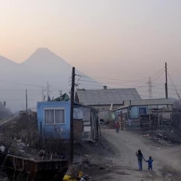The Cesmin Lug camp in northern Mitrovica had very high levels of lead contamination. 