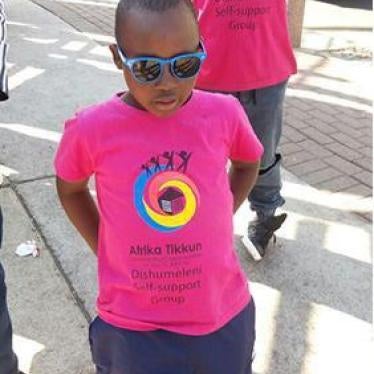 Rito, 8, lives in Diepsloot, Gauteng Province.