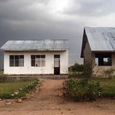 An unfinished science laboratory next to a classroom at a secondary school in Shinyanga region, northern Tanzania. 