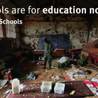 Schools are for education not war