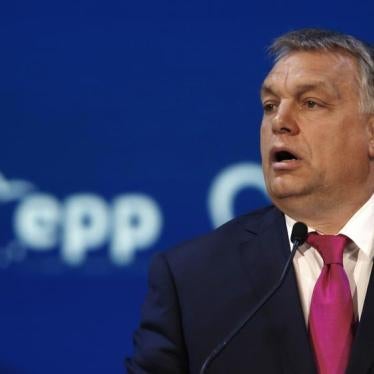 Hungarian Prime Minister Viktor Orban takes part in a European People Party (EPP) summit in St Julian's, Malta, March 30, 2017.