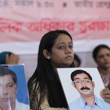 Bangladesh: End Disappearances and Secret Detentions