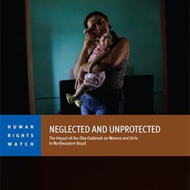 Cover of the Women's Rights Brazil ZIKA report