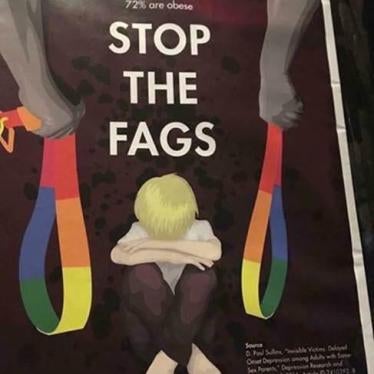 Anti-same-sex marriage poster in Australia.