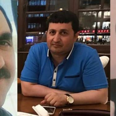 Önder Asan (L), was abducted and secretly detained for 42 days and alleges that he was tortured; Cemil Koçak (C), a former civil servant was abducted in front of his eight-year old son; Mustafa Özben (R), a former teacher and lawyer, was also abducted 