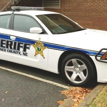 Sheriff's car of the Alamance County Sheriff's Office, North Carolina. 