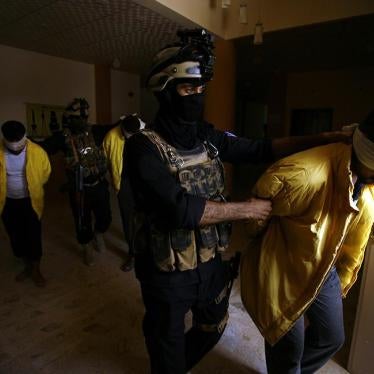 Iraqi Military hold ISIS suspects