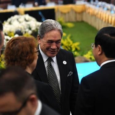 New Zealand’s Foreign Minister Winston Peters at the Asia-Pacific Economic Cooperation (APEC) Summit leaders meetings in Danang, Vietnam, November 8, 2017.