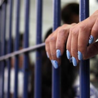 Painted fingernails of an inmate in the Women's Prison of Brasilia, Brazil, August 3, 2011. 