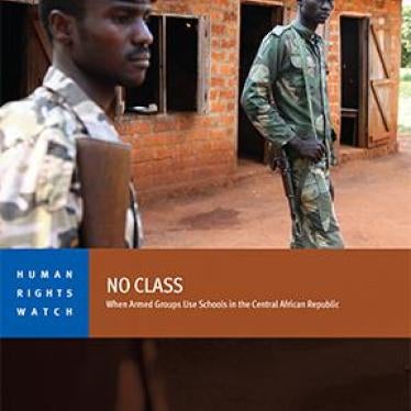 Cover of the Central African Republic report 