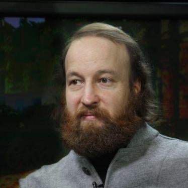 Gregory Shvedov, editor-in-chief of critical media outlet Caucasian Knot.