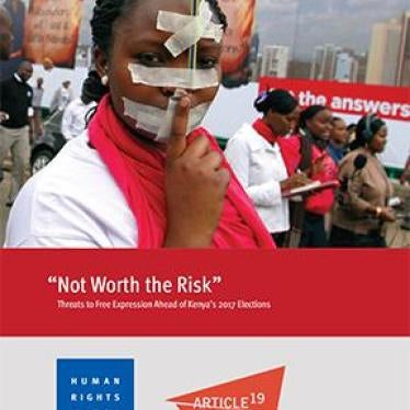 cover of the Kenya report 