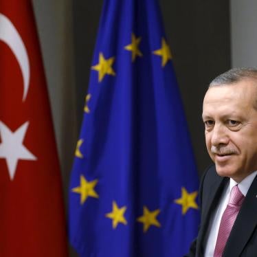 President Recep Tayyip Erdoğan at the European Council, Brussels, October 5, 2015. 