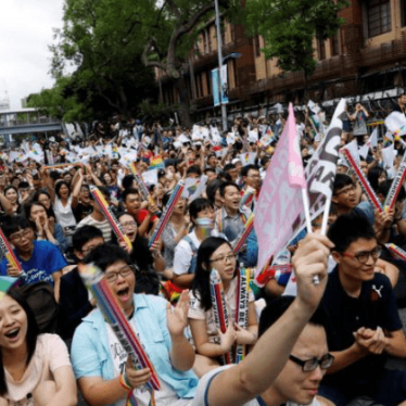 Taiwan To Recognize Same-Sex Marriage: HRW Daily Brief