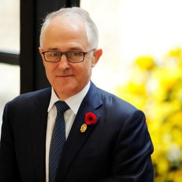 Australia's Prime Minister Malcolm Turnbull attends the APEC Economic Leaders' Meeting in Danang, Vietnam on November 11, 2017. 