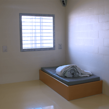 A photo of a cell in an Australia Prison.