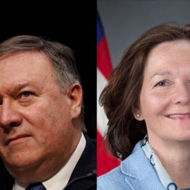 Mike Pompeo and Gina Haspel