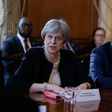 Britain's Prime Minister Theresa May hosts a meeting with leaders and representatives of Caribbean countries, at 10 Downing Street in London April 17, 2018.