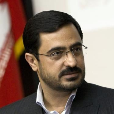 Tehran Prosecutor General Saeed Mortazavi speaks to journalists during a news conference in Tehran April 19, 2009.