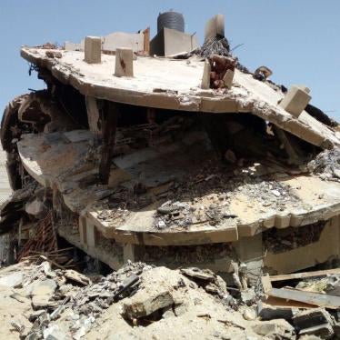 A house that the Egyptian army demolished in al-Arish city in 2018 without providing justification. © 2018 Private
