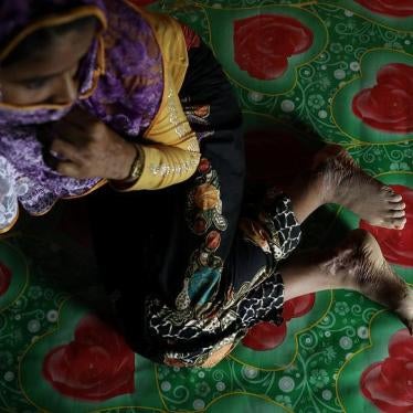 A Rohingya survivor of rape in Teknaf, Bangladesh, June 25, 2018.
