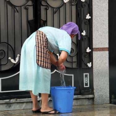 A domestic worker in Casablanca, Morocco, in 2017. © 2017 AIC Press