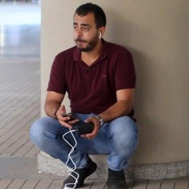 Al-Jadeed TV correspondent Adam Chamseddine, Sept. 26, 2018. (The Daily Star/Hasan Shaaban)