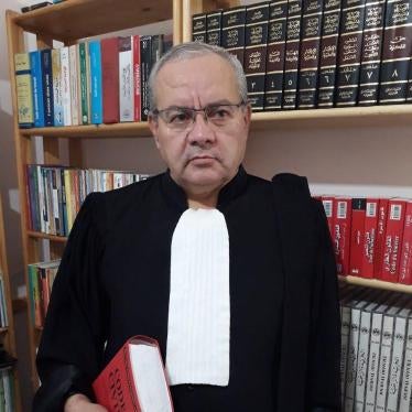 L'avocat algérien Me Salah Dabouz, ancien président de la Ligue algérienne pour la défense des droits de l'homme (LADDH). 