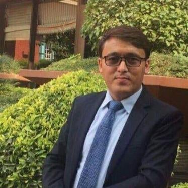 Le défenseur afghan des droits humains Abdul Samad Amiri.