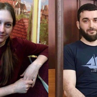 Pictured (L) Svetlana Prokopyeva, Pskov, Russia; and (R) Abdulmumin Gadzhiev, Makhachkala, Russia. 