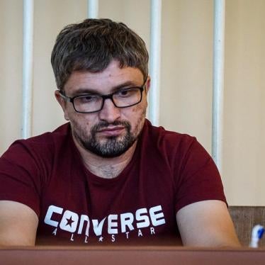 Crimean blogger and activist Nariman Memedeminov at his court hearing, Rostov-on-Don, Russia