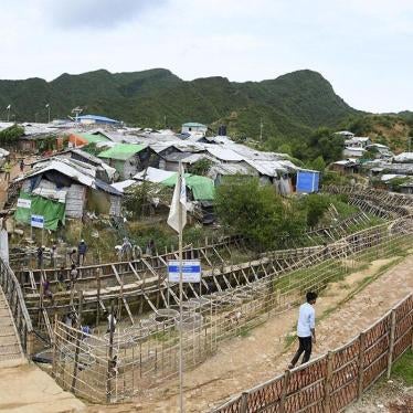 A refugee camp for Rohingya in Cox's Bazar, Bangladesh, August 21, 2019.