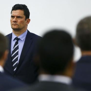 Brazil's Minister of Justice and Public Security, Sergio Moro, on May 15, 2019.