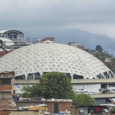 El Helicoide is a building in Caracas, Venezuela that functions as one of the headquarters of the Bolivarian National Intelligence Service (SEBIN).