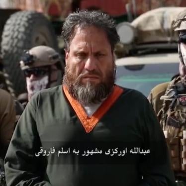 The Afghan National Directorate of Security (NDS) released this image of Abdullah Orakzai, also known as Aslam Farooqi, the leader of an ISIS affiliate. © 2020 National Directorate of Security